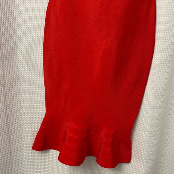 Red Bandage Mermaid Dress - Picture 7 of 10